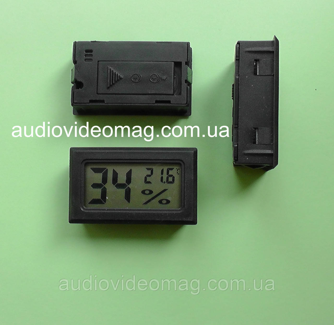 Електронний гігрометр + термометр з внутрішнім датчиком, фото 1