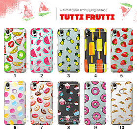 Ультратонкий прозорий чохол із малюнком для HTC Desire 10 Pro (80 дизайнів)