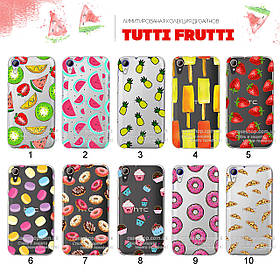 Ультратонкий прозорий чохол із малюнком для HTC Desire 830 (80 дизайнів)