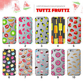 Ультратонкий прозорий чохол з малюнком для HTC One A9S (80 дизайнів)