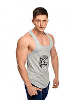 Атлетична майка "Khazo" сірий меланж