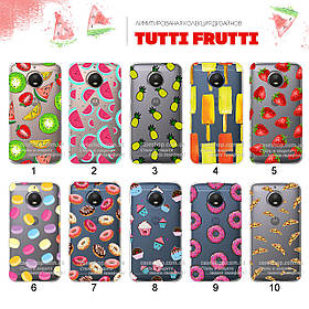 Ультратонкий прозорий чохол з малюнком для Motorola Moto E4 Plus XT1771 (80 дизайнів)