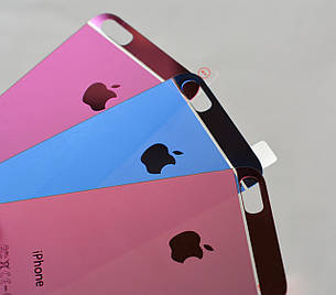 Захисне скло для iPhone 5 / 5S / SE Back Dark Blue Matte, фото 1