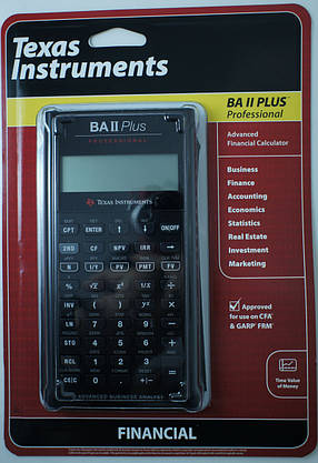 Фінансовий калькулятор BA II Plus Professional Pro Texas Instruments Техас Інструментс, фото 2