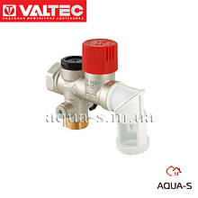 Група безпеки бойлера Valtec DN 3/4" (+1/2") із сифоном універсальна VT.461.N.05