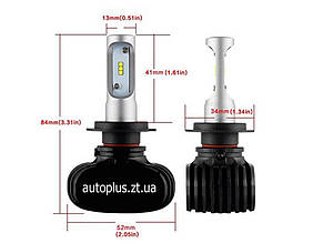 Led лампи головного світла S1 H1, H3, H7, H11, HB3, HB4