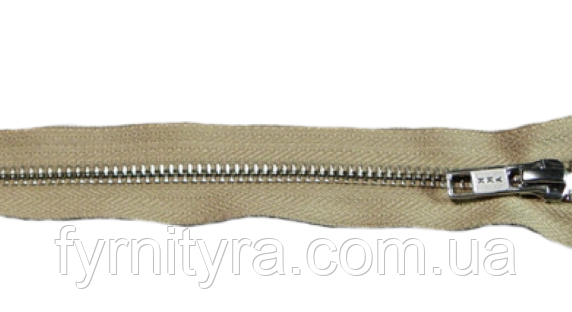 Метал YKK 18cm 573 бежевий 1 бігунок No3 нікель, фото 1