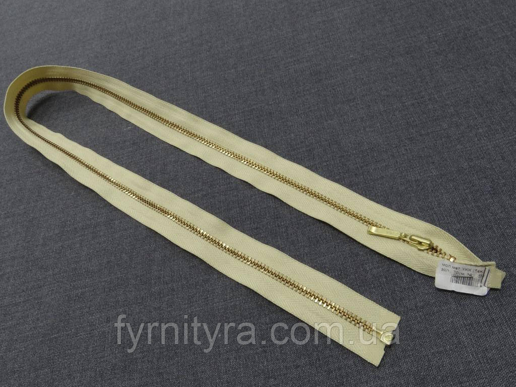 Метал YKK 70 cm 551 бежевий 1 біг No3 золото, фото 1