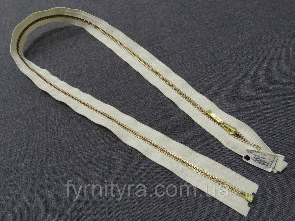 Метал YKK 70 cm 121 молочна 1 біг No3 золото, фото 1