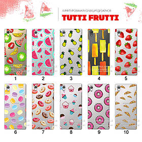 Ультратонкий прозорий чохол з малюнком для Sony Xperia XA1 Dual G3112 (80 дизайнів)