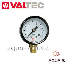Манометр із нижнім під'єднанням Valtec D 40 мм (G 1/8" 10 барів) VT.TM40.D.01