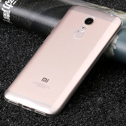 Ультратонкий 0,3 мм чохол для Xiaomi Redmi 5 прозорий, фото 2