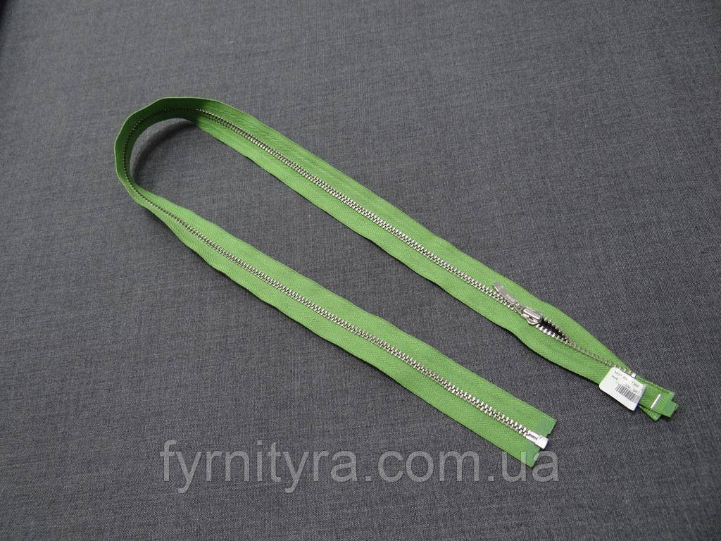 Метал YKK 70cm 065 зелений 1 біг No3 нікель, фото 1