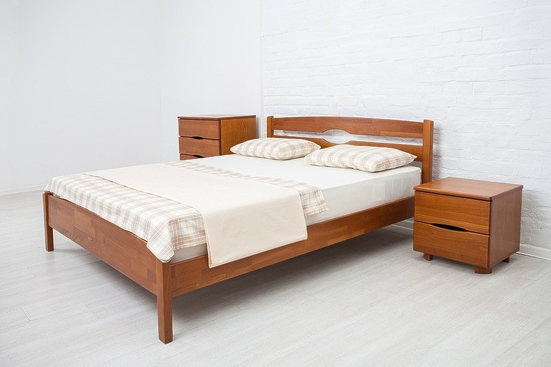 Ліжко дерев'яне Ліка Люкс ТМ Олімп