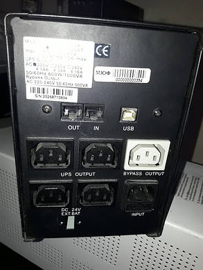 ДБЖ UPS 1000VA PowerCom Black Knight Pro BNT 1000AP USB, фото 2