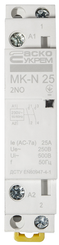 Модульний пускач МК-N 2P 25A 2NO A0040030025, фото 1