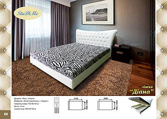 Ліжко двоспальне Діана
