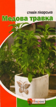 Стевія лікарська Медова травичка 5 насінин, Яскрава