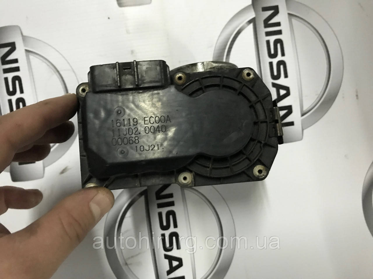 Заслінка дросельна Nissan Navara D40 16119EC00A, фото 1