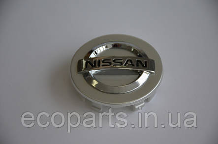 Ковпачок колісного диска Nissan Leaf (сріблястий), фото 3