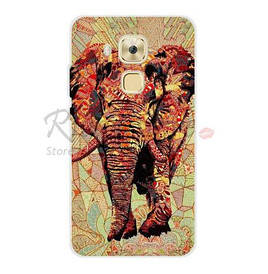 Панель силіконова накладка для Huawei Nova plus з малюнком слон