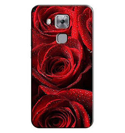 Чохол бампер силіконовий для Huawei Nova plus з картинкою троянди