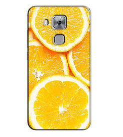 Чохол бампер силіконовий для Huawei Nova plus з картинкою апельсин