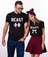 Парні футболки Beast and Beauty