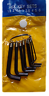 Ключі шестигранні, (8 од.), (брелок)