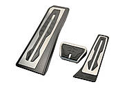 Накладки на педалі BMW 5(F10)/BMW 6(F13) 2010-/2012-, АКПП (3шт)