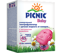 Электрофумигаторы "Picnic Baby" + жидкость от комаров 30 мл (45 ночей) код 118