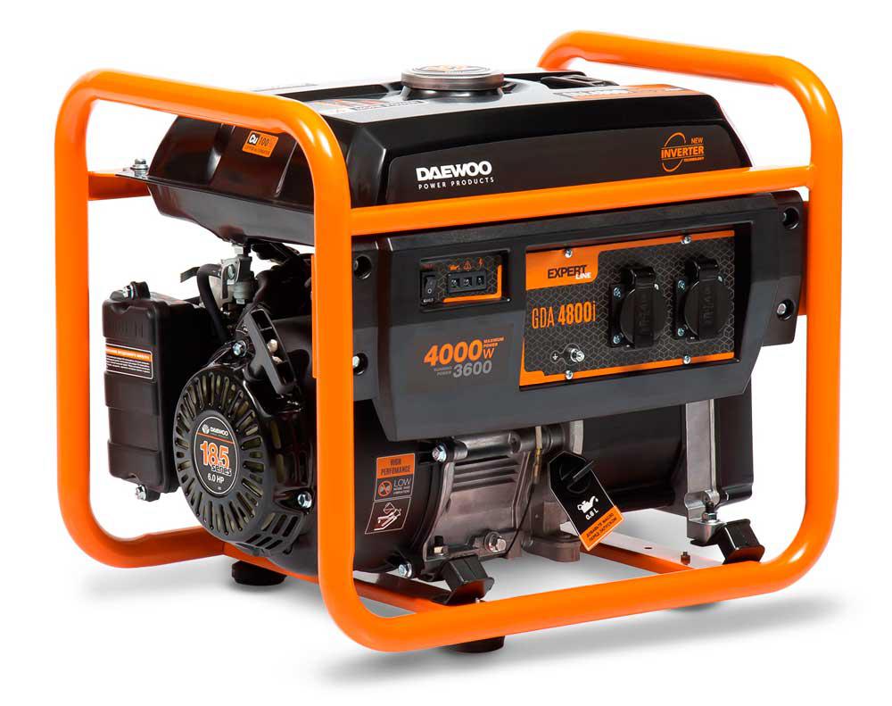 Генератор бензиновий інверторний Daewoo GDA 4800i (4 кВт), фото 1