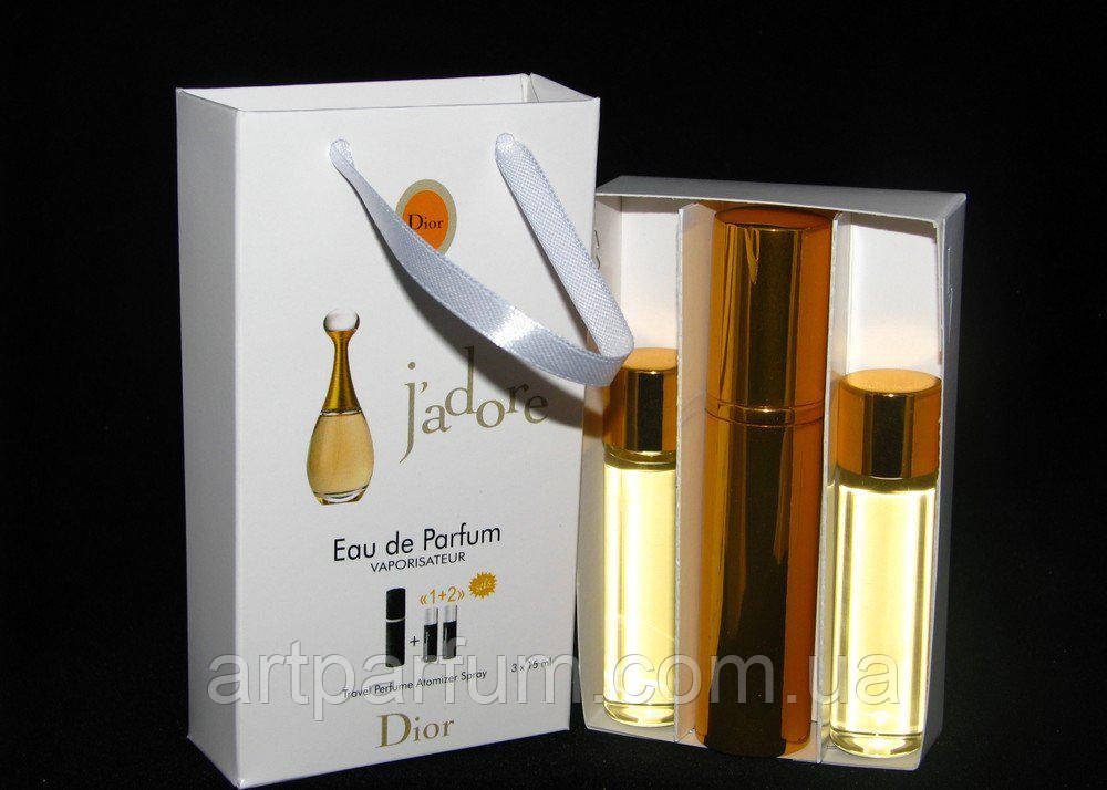 Парфумований мінінабір для жінок Christian Dior J'adore 3*15 ml