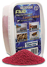 Флюо мікро-пелет Haldorádó Fluo Micro Method Feed Pellet 1,5 мм - Vörös Gyümölcs(Червоний фрукт) 400 г
