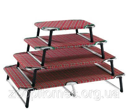 Ferplast DOG BED DREAM 115 TARTAN - розкладачка для собак, фото 1