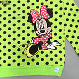 Утеплена кофта Minnie Mouse для дівчинки. 122 см, фото 2