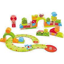 Дерев'яна іграшка-балансир Hape Sunny Valley Play Blocks (E0449), фото 2