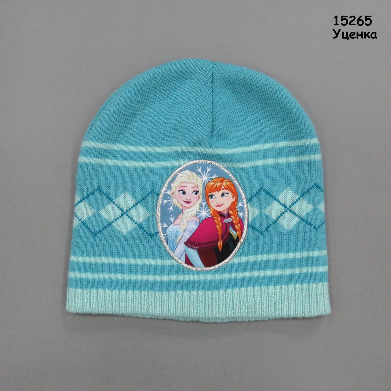 Шапка "Ельза і Анна" Frozen для дівчинки. 46-50 см