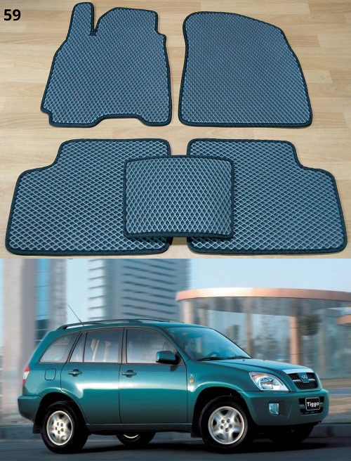 Килимки ЕВА в салон Chery Tiggo T11 '05-14