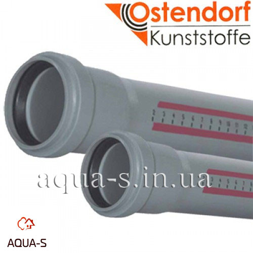 Труба для каналізації Ostendorf HT DN 32x500 мм. для внутрішнього монтажу (Німеччина)