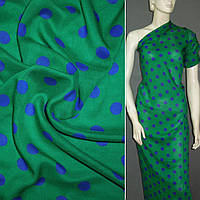 Батист Діллон зелений з синіми колами ш.140