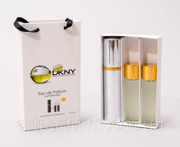 Парфумований мінінабір для жінок Donna Karan DKNY Be Delicious 3*15 ml