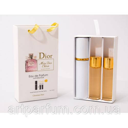 Парфумований мінінабір для жінок Christian Dior Cherie Blooming Bouquet 3*15 ml