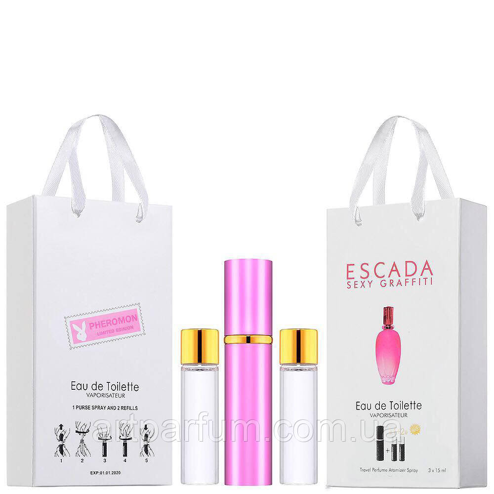 Парфумований мінінабір для жінок Escada Sexy Graffiti 3*15 ml