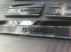 Захист порогів - накладки на пороги Volkswagen TOUAREG III з 2018 р. (Premium)