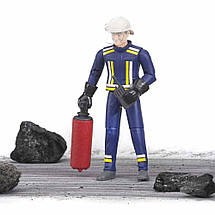 Іграшка Фігурка пожежника, Bruder, фото 2