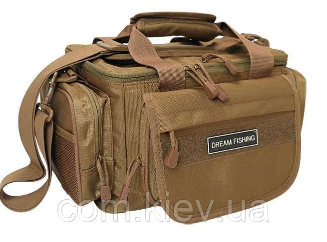 Універсальна Сумка спінінгова наплічна з 4 коробками M20-Y Dream Fishing 40 х 25 х 19, фото 1