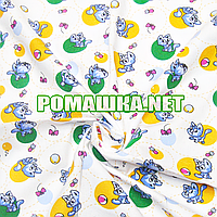 Дитяча фланелева пелюшка 90*75 см (фланель, байкова, байка) тепла для сповивання 4212 Помаранчевий