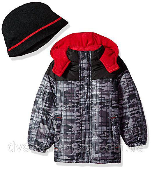 Тепла куртка на флісі для хлопчика IXtreme, 6 років! Шапка в подарунок! США, фото 1