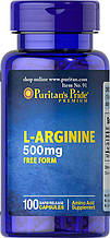 L- Аргинин Puritan's Pride L-Arginine 500 mg 100 Capsules